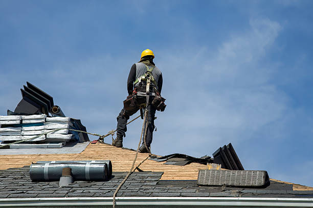 Professional Flat Roof Repair technician working in Yakima, WA
